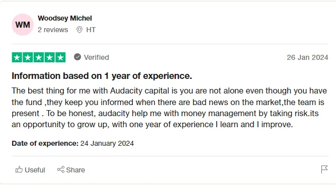 Audacity Capital Ratings and Reviews 3