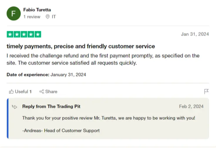 Trustpilot The Trading Pit Review