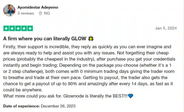 Glow Node Ratings and Reviews 1