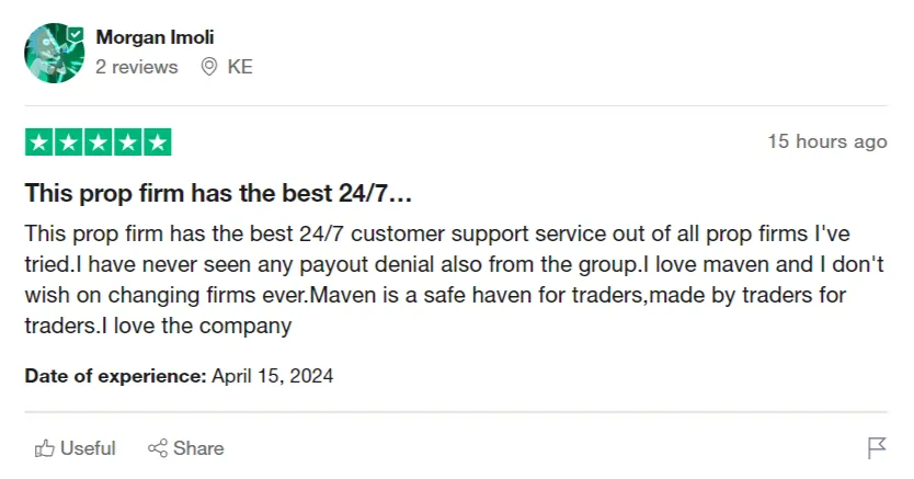 Maven Trading Review 1