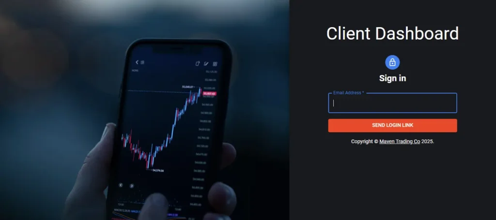 Maven Trading website