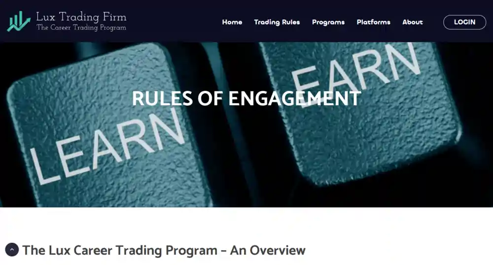 Lux Trading Firm Trading Rules