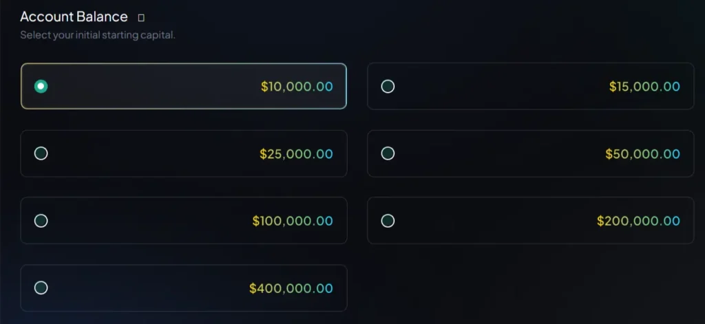 FXIFY account size, trading platform, and other customizations