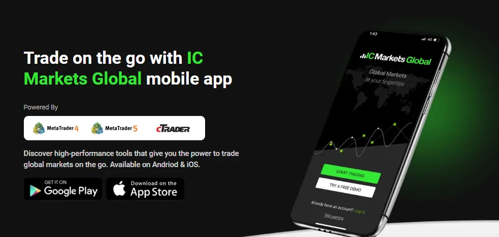 IC Markets Mobile Trading