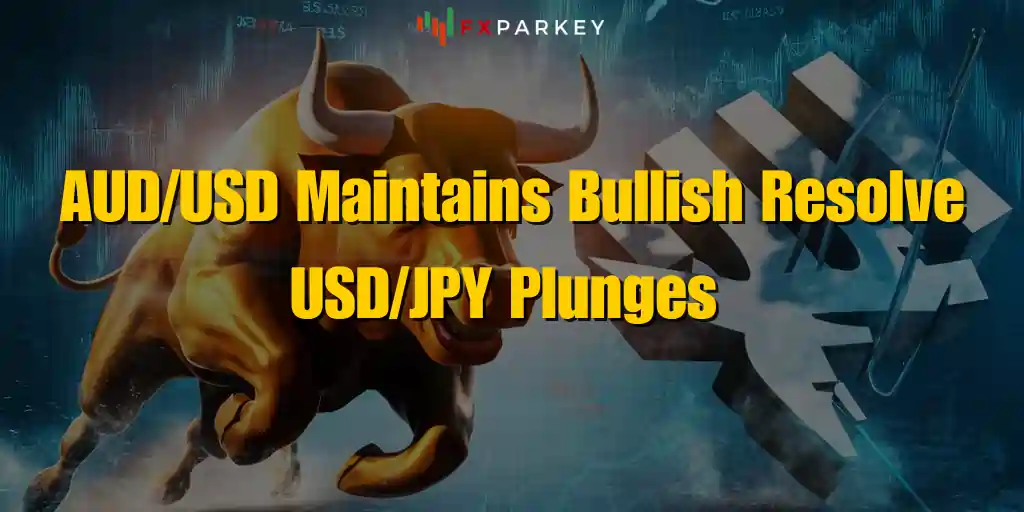 AUD/USD Maintains Bullish Resolve USD/JPY Plunges