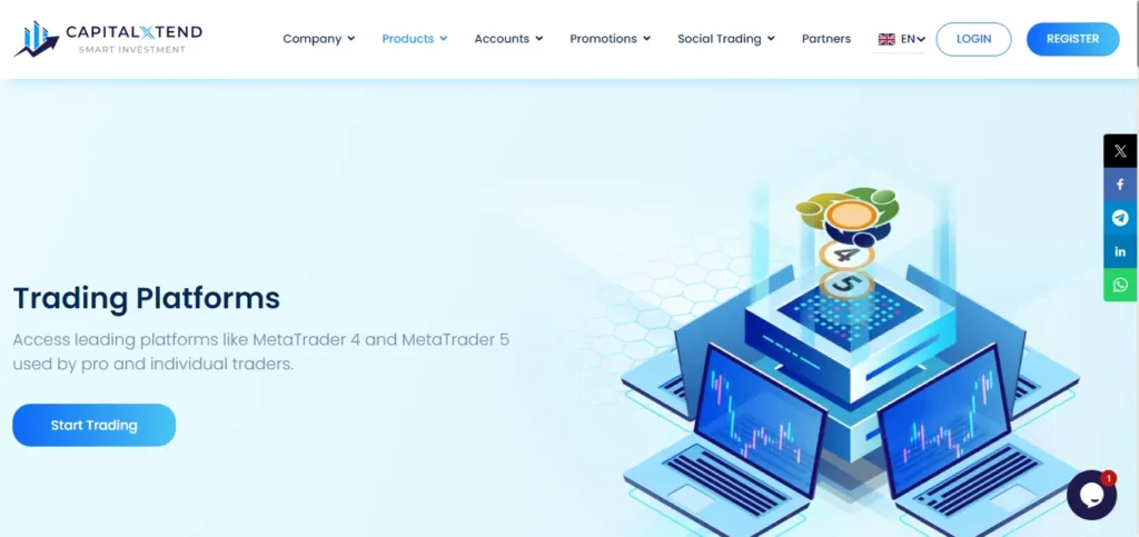 CapitalXtend Trading Platforms and Tools