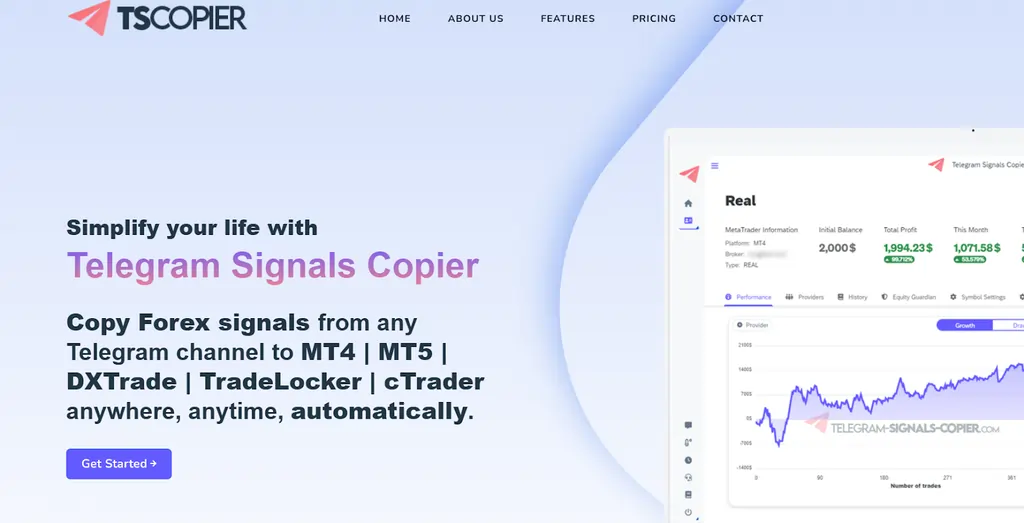 Telegram Signals Copier