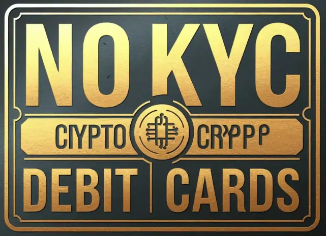 No KYC Crypto Debit Cards