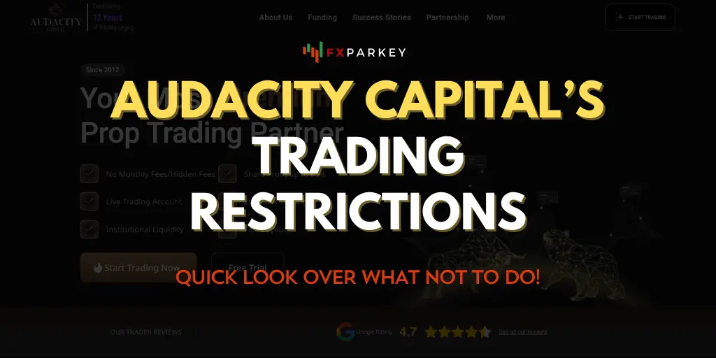 Audacity Capital's Trading Restrictions