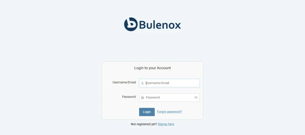 Bulenox Login