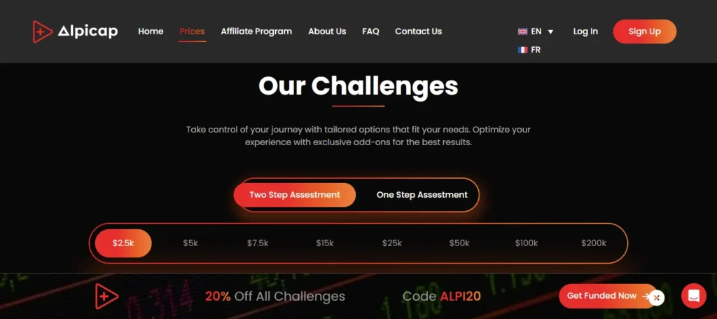 Alpicap Two-Step Assessment
